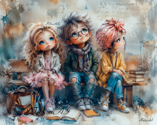 Arte digitale immagine pittura