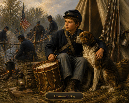 Drummer ragazzo cane - drummer,